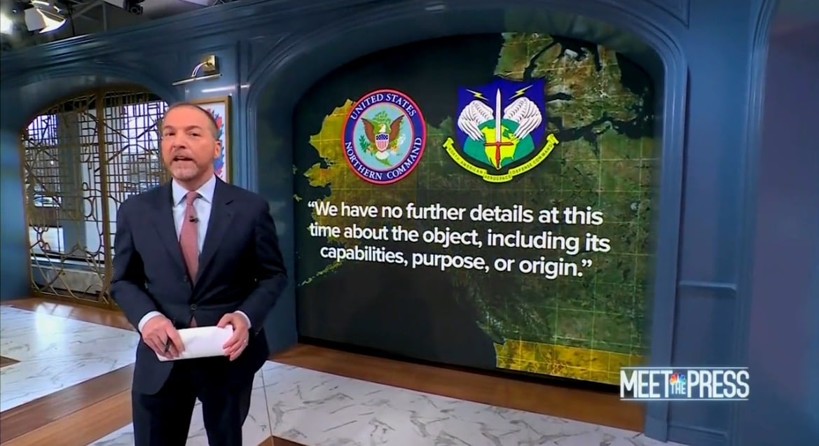NBC’s Chuck Todd Blasts Biden Regime For Lack of Transparency Related to ‘High-Altitude Object’ Shot Down Over Alaska (VIDEO)
