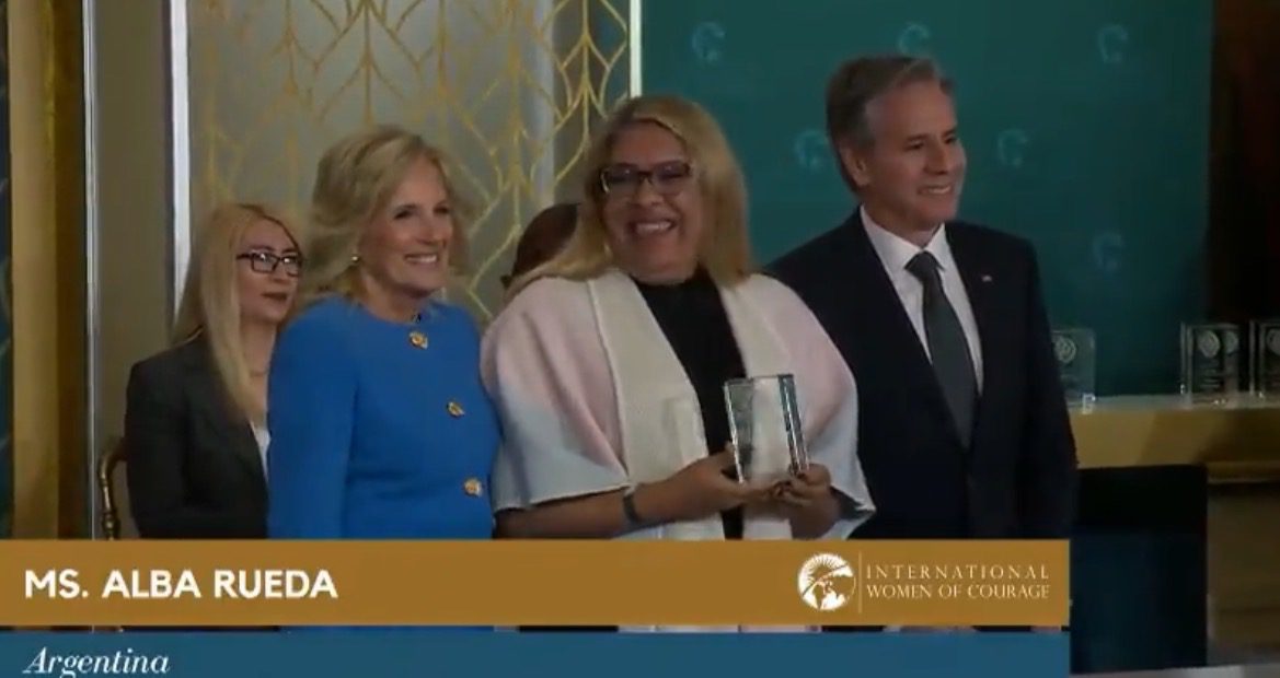 Biological Male Receives Award During the International Women of Courage Ceremony at White House with Dr. Jill (VIDEO)
