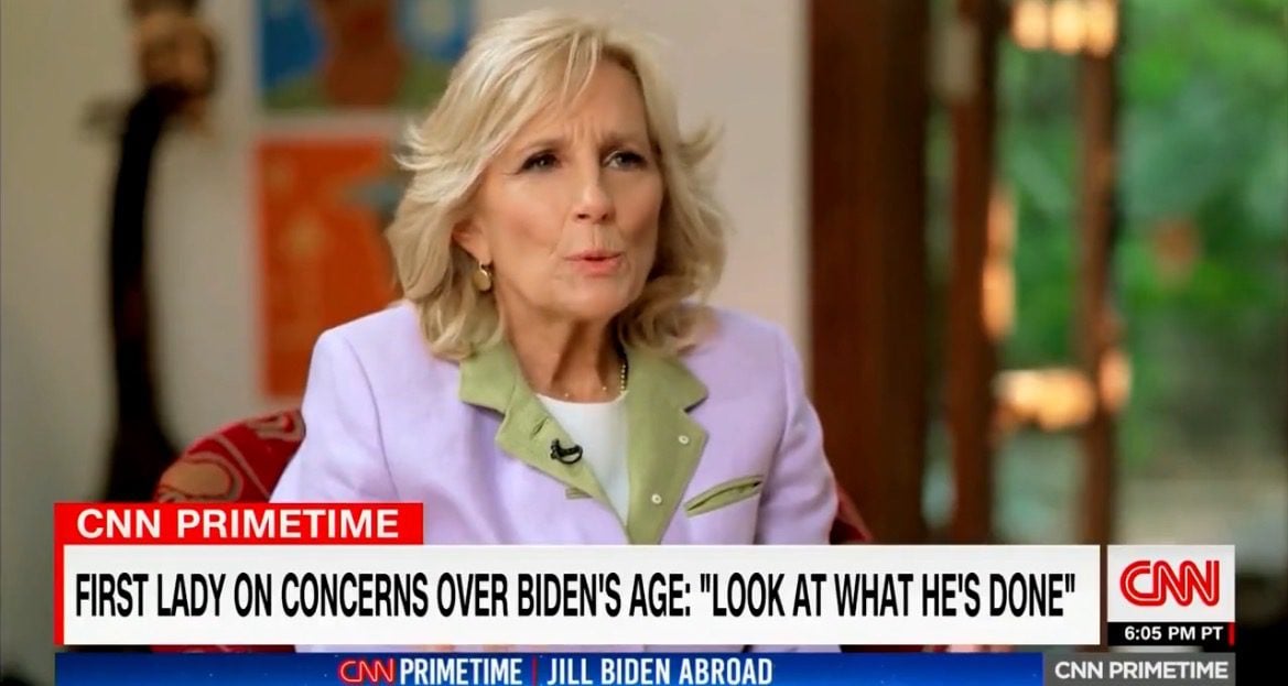 Jill Biden’s Primetime Special Was CNN’s Worst Weekday Performance in Nearly One Year