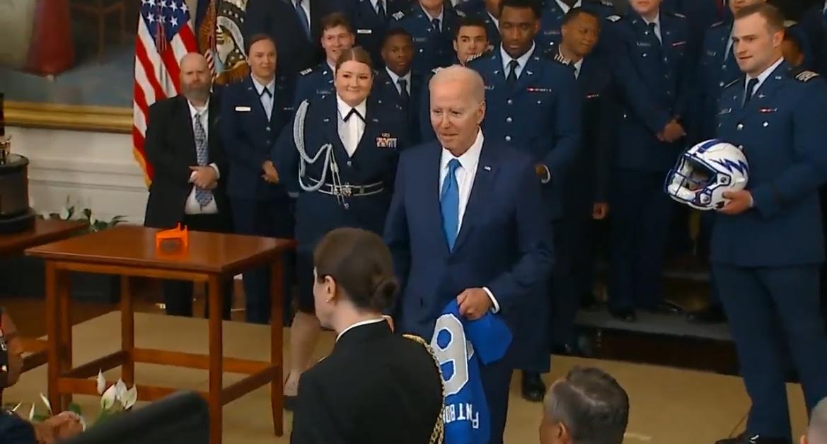 Biden’s Handlers Trot Him Out for 12 Minutes Today Before He Shuffles Away (VIDEO)