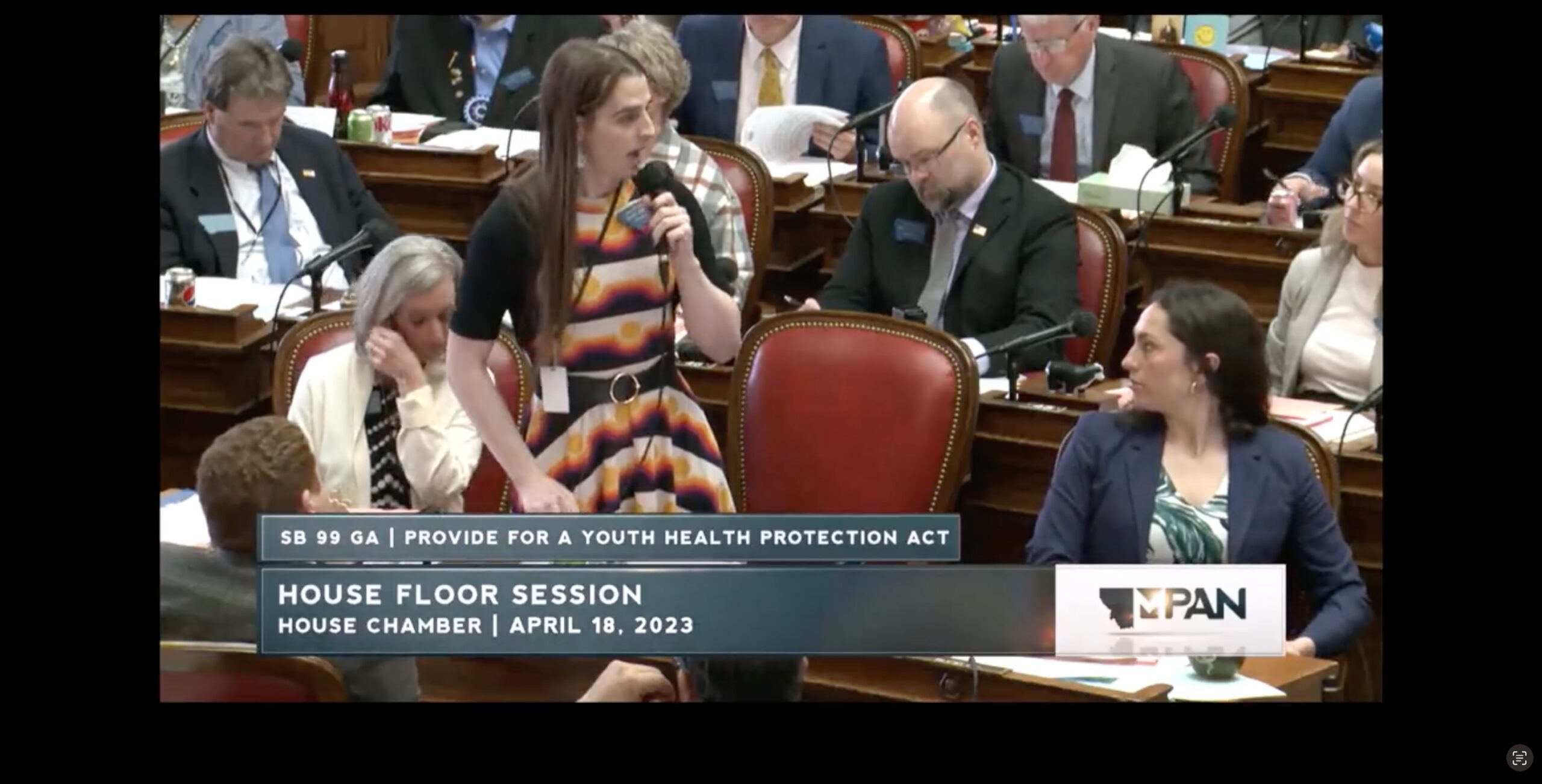 “Blood on Your Hands!” – Trans Montana Lawmaker Throws Fit and Threatens GOP Colleagues for Wanting to Bar Sex Change Treatments for Children (VIDEO) “Blood on Your Hands!” – Trans Montana Lawmaker Throws Fit and Threatens GOP Colleagues for Wanting to Bar Sex Change Treatments for Children (VIDEO)
