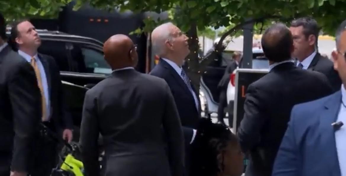 Biden Stops at Taqueria Habanero in DC, Randomly Tells People “Don’t Jump” (VIDEO) Biden Stops at Taqueria Habanero in DC, Randomly Tells People “Don’t Jump” (VIDEO)