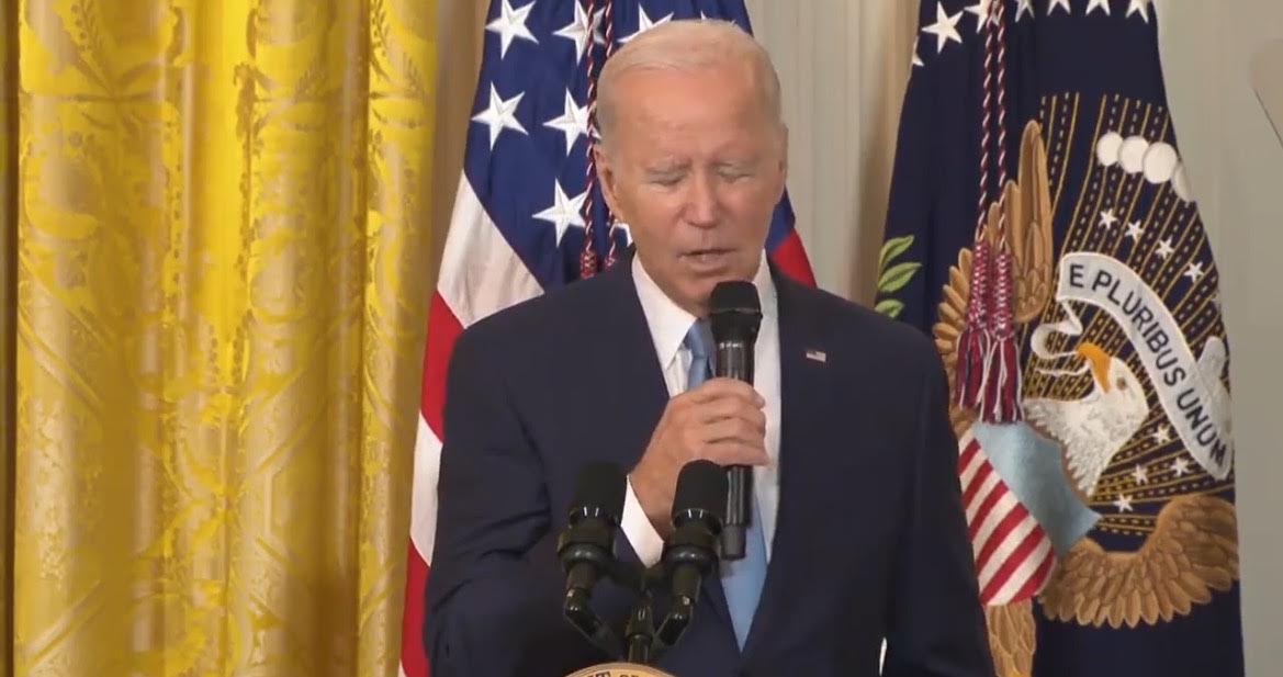Joe Biden Completely Malfunctions During Remarks at His Screening of “American Born Chinese” (VIDEO) Joe Biden Completely Malfunctions During Remarks at His Screening of “American Born Chinese” (VIDEO)