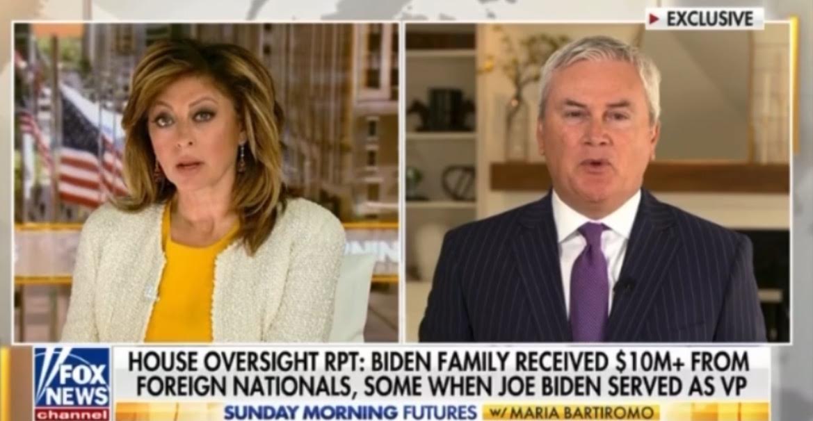 Comer Says He is Going to Drop a Bomb and Reveal Who in the White House is Intimidating Biden Crime Family Whistleblowers (VIDEO)