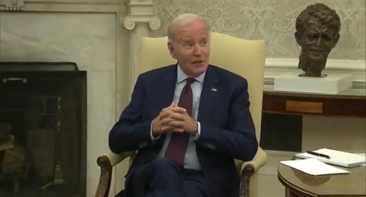Biden Tells Reporters His Border Crisis is “Looking Much Better” During Oval Office Meeting on Debt Ceiling (VIDEO)