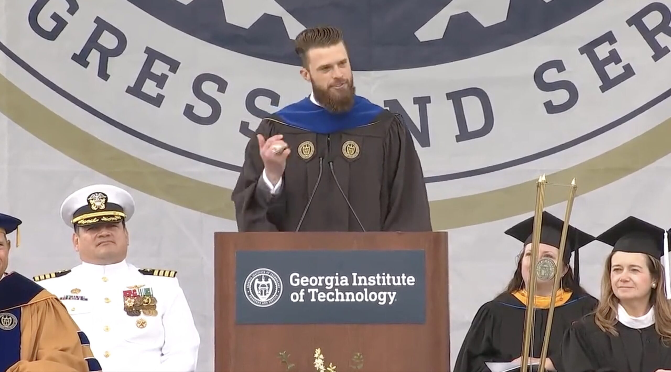 Two-time Catholic Super Bowl Champion Stuns Graduates With Unexpected Advice: “GET MARRIED AND START A FAMILY” (VIDEO) Two-time Catholic Super Bowl Champion Stuns Graduates With Unexpected Advice: “GET MARRIED AND START A FAMILY” (VIDEO)