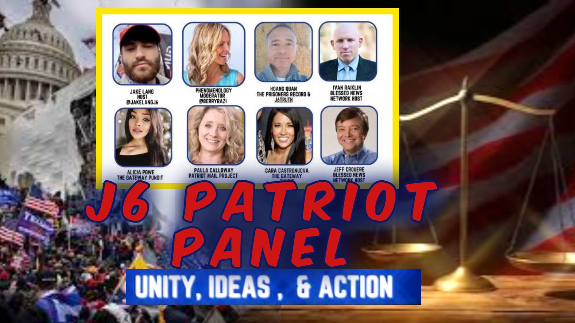 ‘Unity, Ideas & Action’: Jan6 Patriot Panel Twitter Space BACK TONIGHT @8 PM EST
