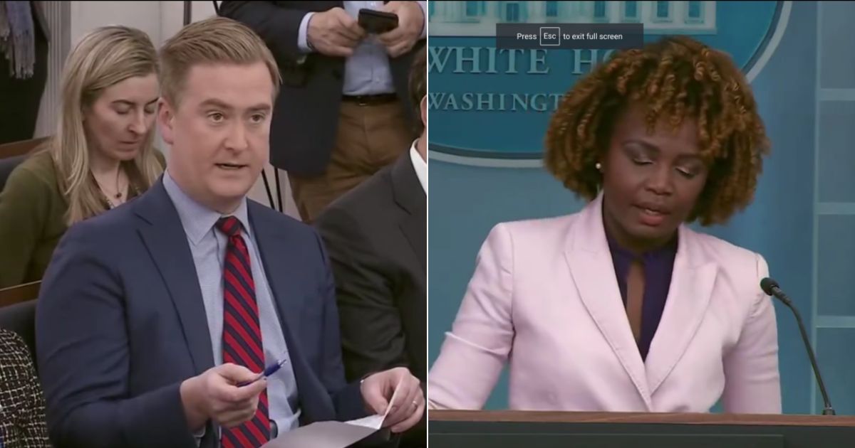 Watch: KJP Tries to Shut Down Fox’s Peter Doocy for Asking Why Biden Talks to Dead People