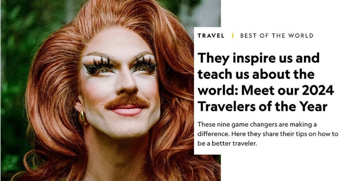 National Geographic Names Drag Queen and Climate Activist ‘Traveler of the Year’
