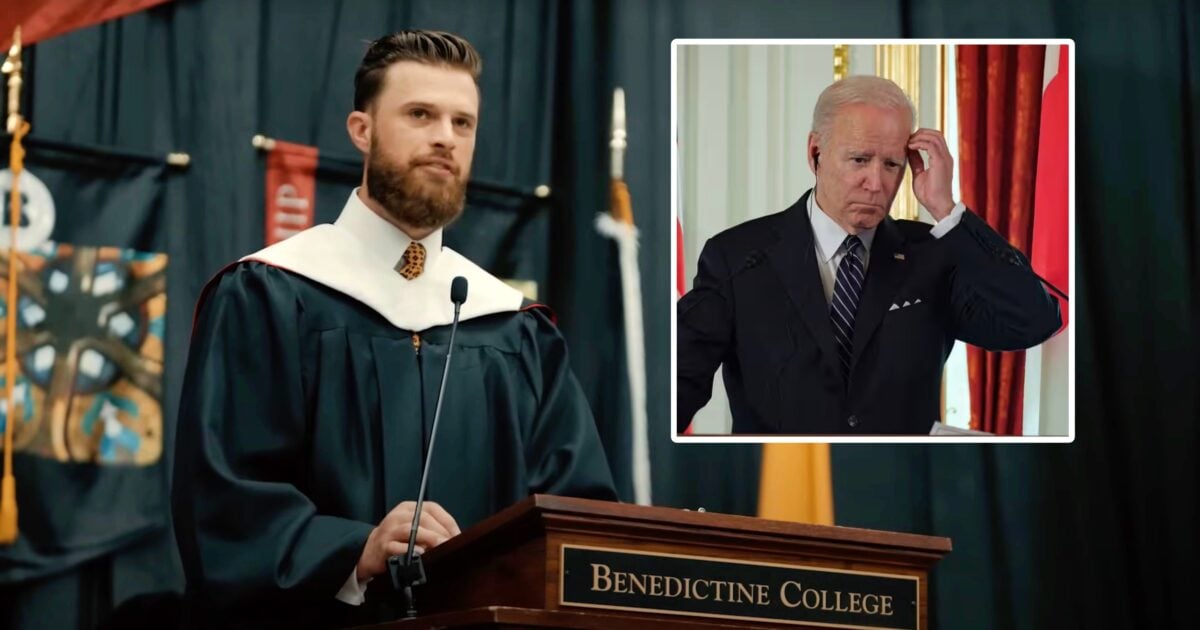 Kansas City Chiefs’ Harrison Butker Blasts Joe Biden and Pro-Abortion Catholics in Commencement Speech at Benedictine College