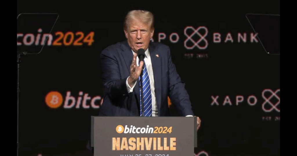 Massive Turnout for President Trump’s Nashville Bitcoin Conference Speech, Crowd Goes Wild When Trump Promises to Fire SEC Chairman Gary Gensler On Day One