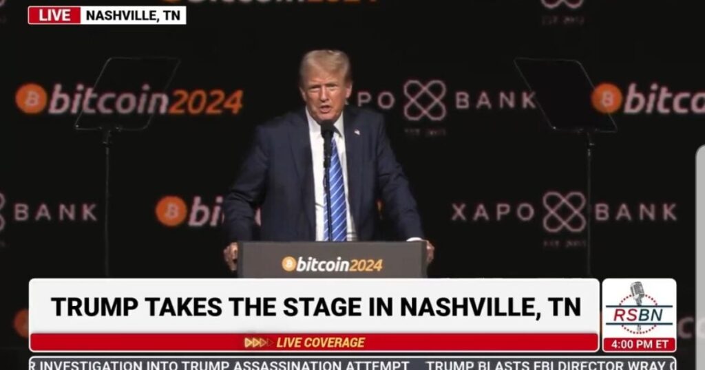 President Trump Speaks at 2024 Bitcoin Conference: “Israel Was Just Attacked…This Would Have Never Happened with Us” (VIDEO)