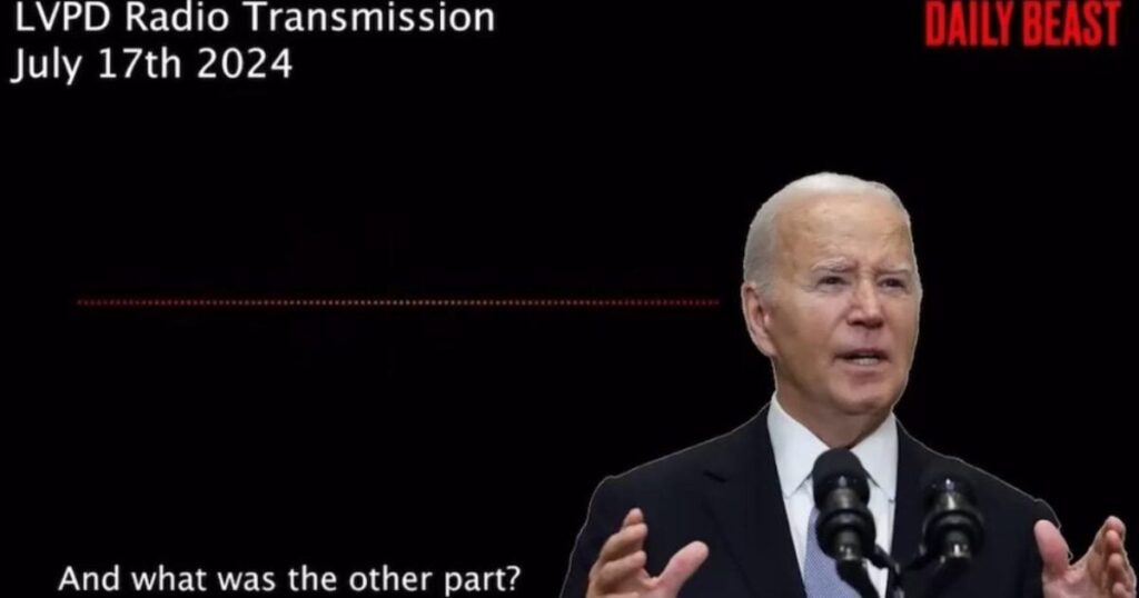 COVER-UP! White House Responds to Audio of Las Vegas Metro PD Discussing Biden’s Medical Emergency… ‘POTUS is 421’