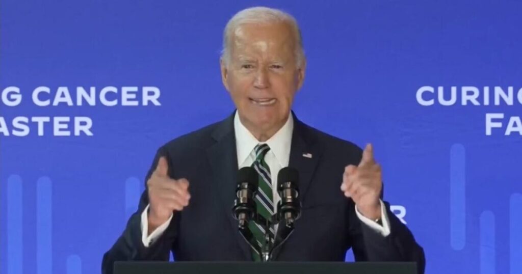 He’s Shot: Biden Says His Goal is to “Cut American Cancer Deaths in Half by 2020” – Then Starts Shouting Out of Nowhere (VIDEO)