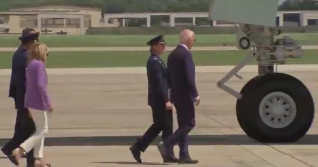 Who’s Running the Country? Joe and Jill Shuffle Off to DNC – Then Will Head to California for Vacation the Rest of the Week…Then Off to Rehoboth Beach For ANOTHER Vacation! (VIDEO)