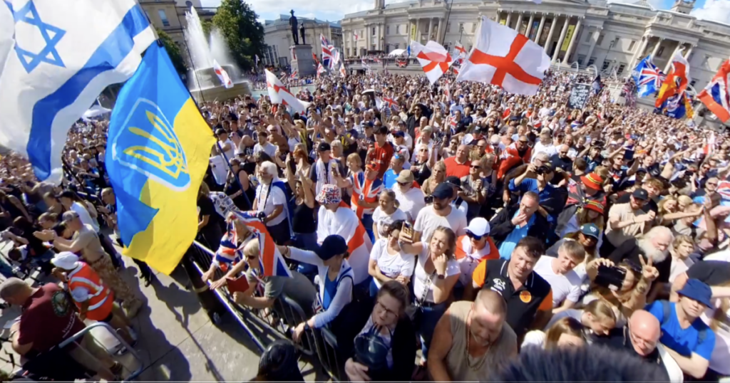 SENSATIONAL HYMN: 100,000 Sing “This Is How They Rule Ya” at Freedom Protest in London July 27