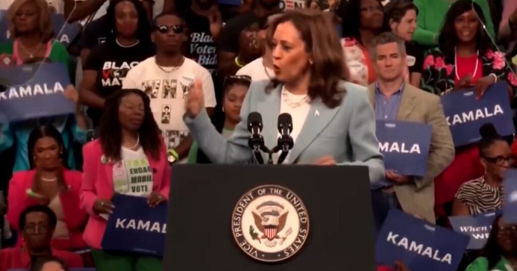 Kamala Harris Mocked After She Suddenly Acquires a New Accent During Atlanta Rally: ‘Transparently Fake’