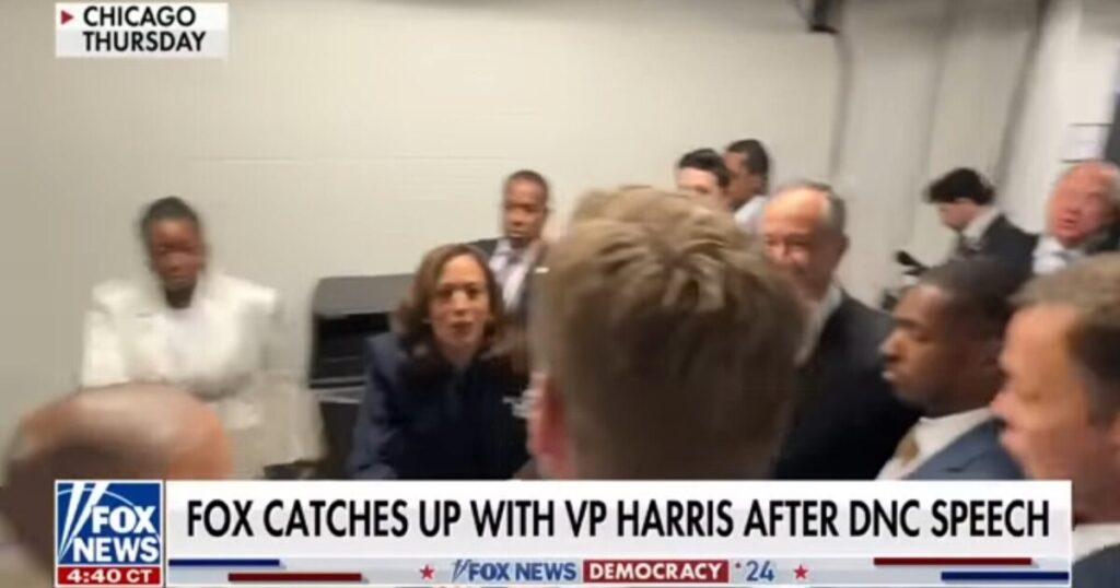 Kamala Harris Says She Is “Working Towards It” When Peter Doocy Asks if She Is Ready for Her Fox News Interview (Video)