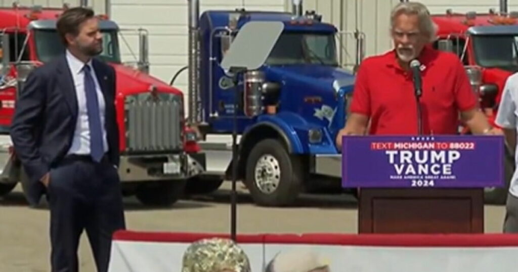 Michigan Trucker Slams Biden and Harris Economy: ‘We Gotta Get Donald Trump Elected With JD as His VP!’ (VIDEO)