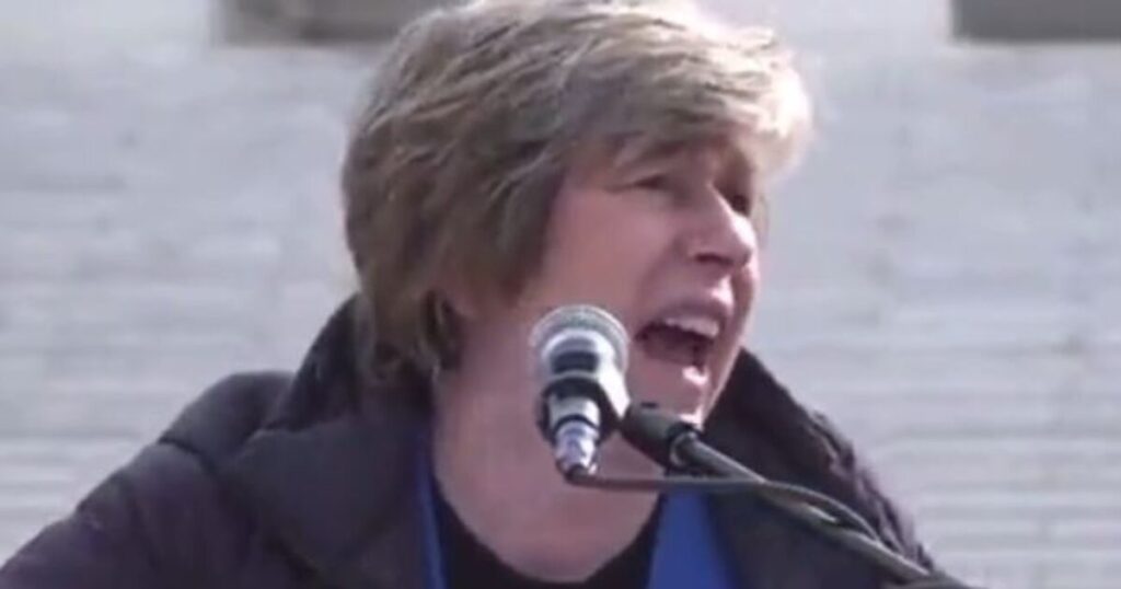 Teacher Union Head Randi Weingarten Gives Bizarre Speech at DNC, Jumping Up and Down, Flailing Her Arms (VIDEO)