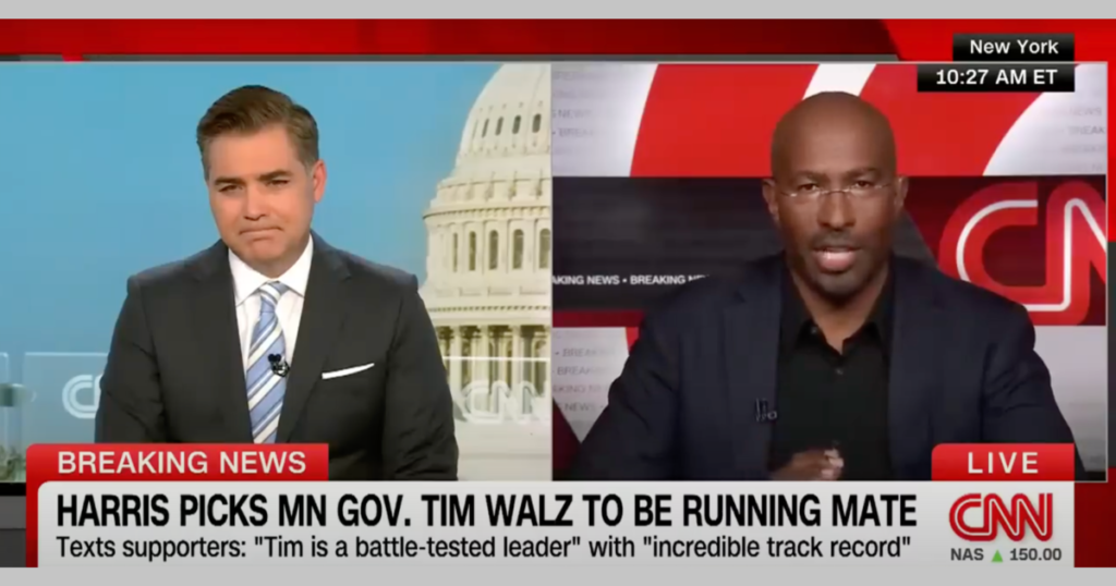 Van Jones Says the Quiet Part Out Loud on Why Potential VP Josh Shapiro Was Passed Over: “You Also Have anti-Semitism That Has Gotten Marbled into This Party” (Video)