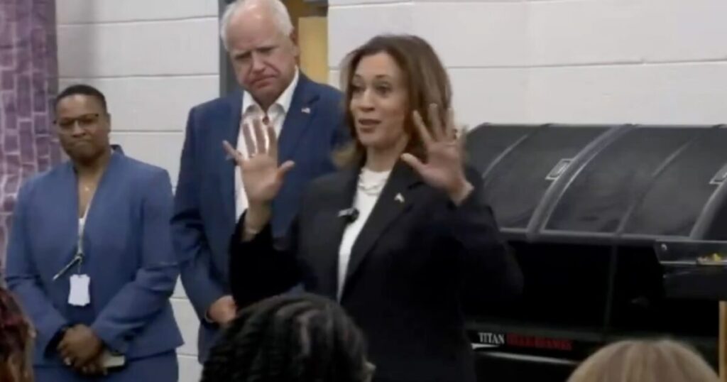 The Cringe: Animated Kamala Harris Talks Word Salad to High School Students as She Kicks Off Georgia Campaign Bus Trip With Tim Walz