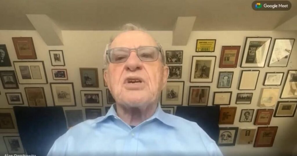 Lifelong Democrat Alan Dershowitz Blasts Biden and Harris, Announces His Departure From the Democrat Party (VIDEO)