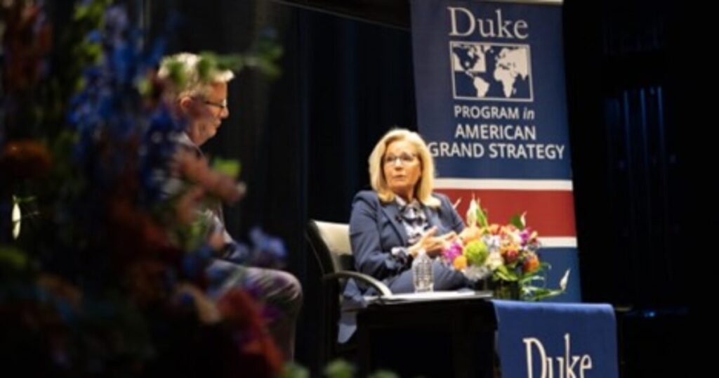 DISGRACEFUL: Liz Cheney Announces Her Support for Comrade Kamala Harris During College Speech – Trump Campaign Responds (VIDEO)