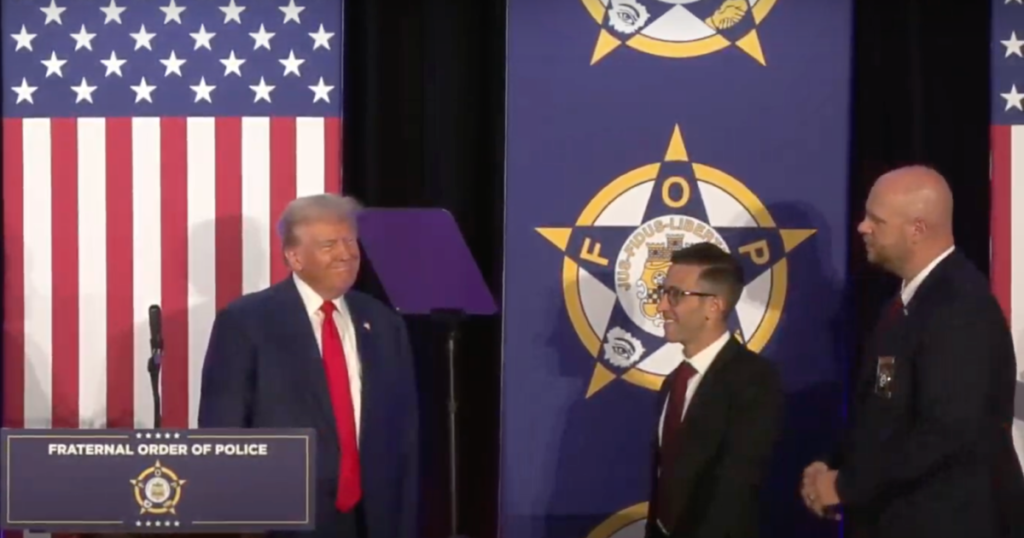 Huge: National Fraternal Order of Police Endorses President Trump (Video)