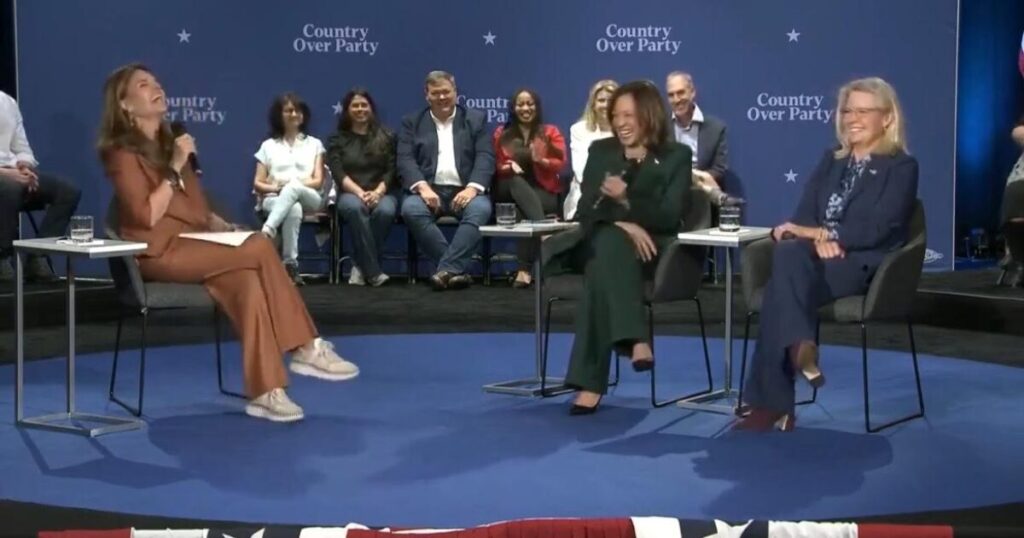 Moderator Admits Audience Can’t Ask Questions at Kamala’s Fake Town Hall with Liz Cheney Because the Questions are “Pre-Determined” (VIDEO)