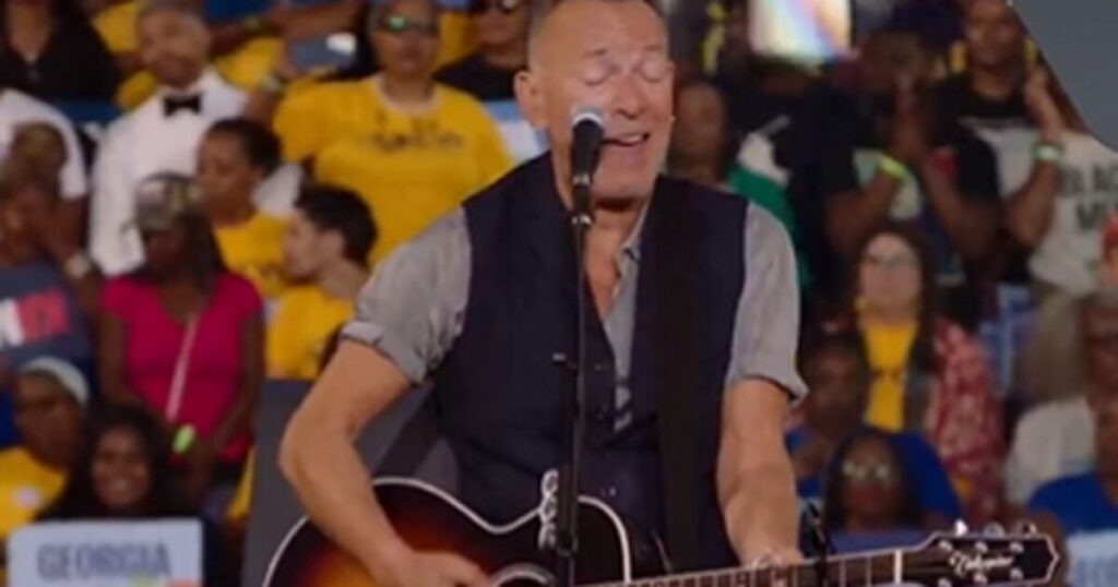 YIKES! Bruce Springsteen Sounds Absolutely AWFUL at Kamala Harris Rally in Georgia (VIDEO)