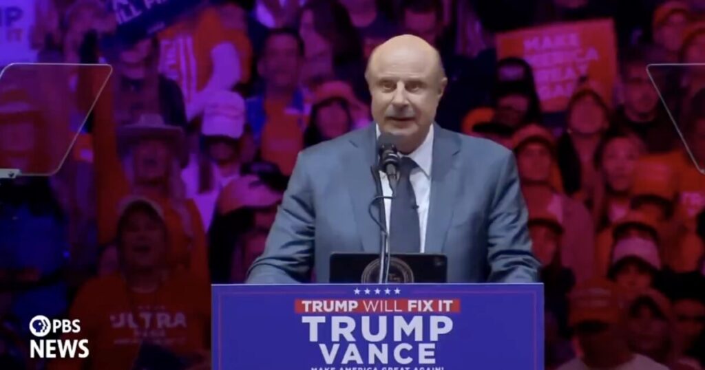 FULL TRANSCRIPT: Dr. Phil Risks It All with Explosive Speech Supporting Trump — Calls Out Democrats as Bullies Trying to Silence Free Speech and Punish Independent Thinkers