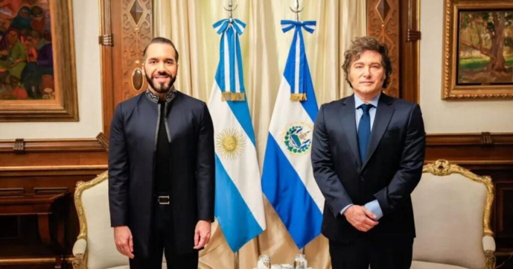 Global Conservative Leaders Milei and Bukele Meet at Casa Rosada; Defend the Sovereignty of Nation-States