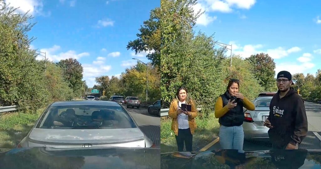 Insurance Fraud Attempt Caught on Camera in Queens, New York — Car Reverses to Stage Collision and Fake Injuries