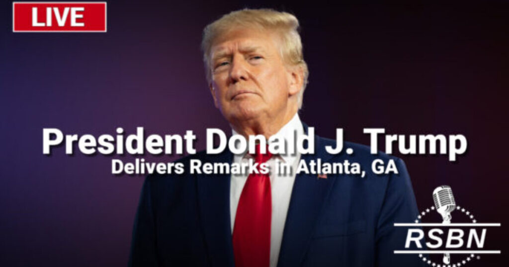 WATCH LIVE: President Trump Delivers Remarks at Rally in Atlanta, Georgia