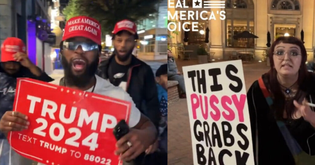 WATCH: Ben Bergquam Encounters Trump Supporters in The Streets of Lancaster, PA, Two LONE “Libtard” Protestors Display Vulgarities and Try to Lecture Him on Jesus – “Nobody Wants To Grab it, I Promise You”