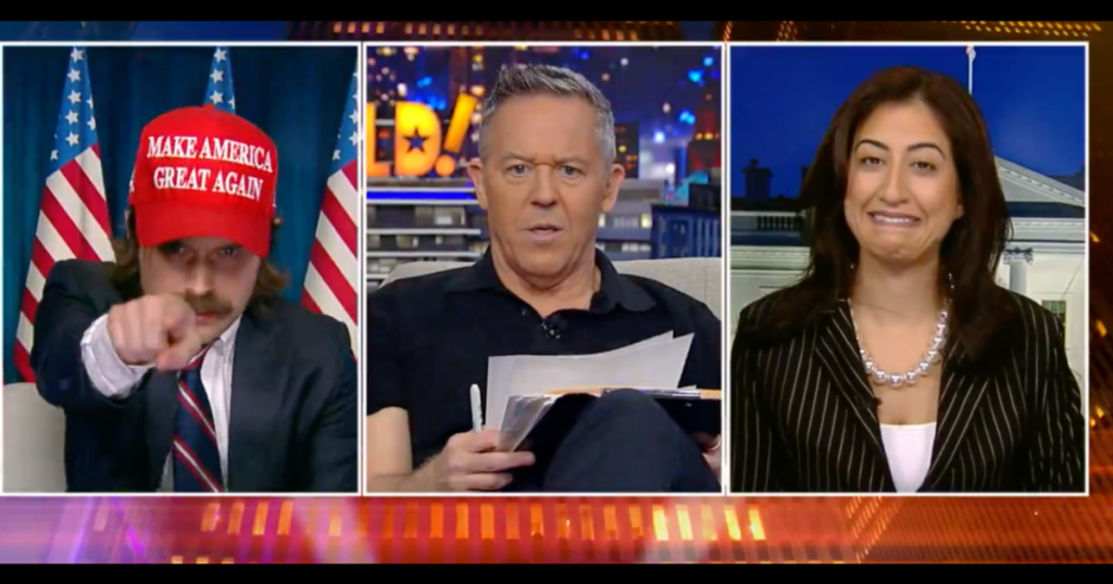 Watch: Comedy Break Greg Gutfeld Holds Hillarious Trump-Harris Debate Parody (Video)