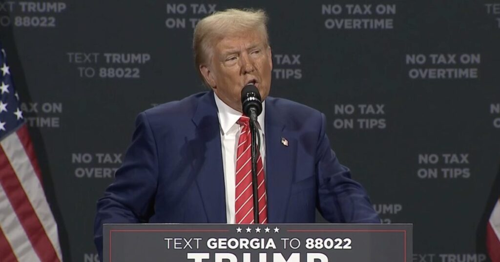 Trump Celebrates Georgia’s Historic First-Day Turnout, Urges MAGA Supporters to Flood the Polls Early