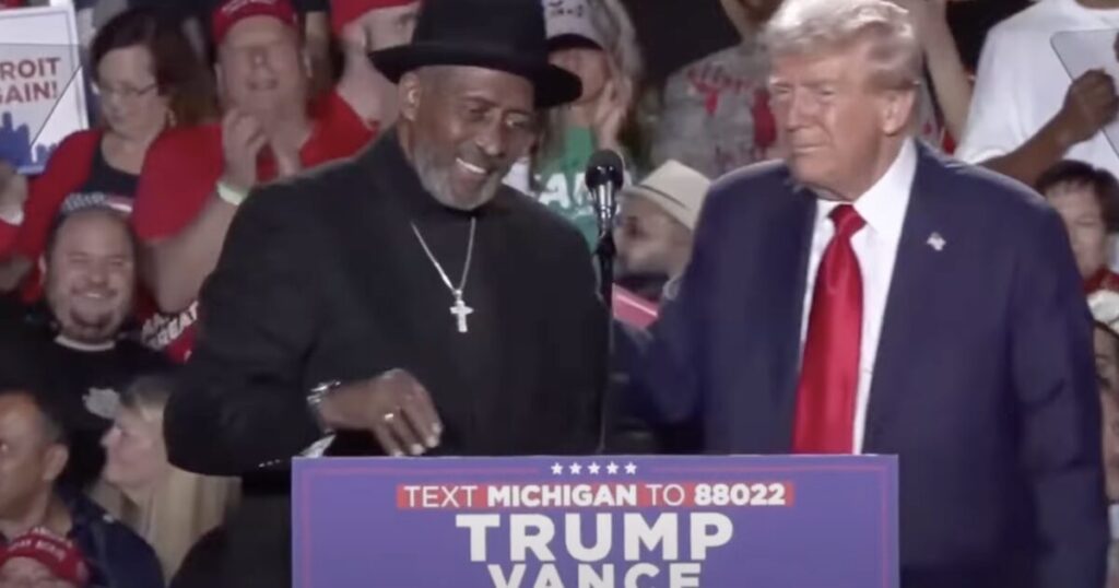 Boxing Legend Tommy ‘The Hitman’ Hearns Joins Trump On Stage at Detroit Rally, Receives Praise From Former President