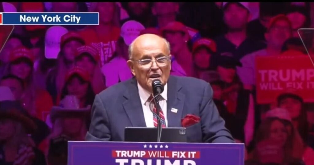 Hero Rudy Giuliani Delivers Historic Speech to Trump Crowd at Madison Square Garden, Slams Biden-Harris Regime, “The Deplorables Don’t Count – 20 Million from China Counts, We Don’t Count” (VIDEO)