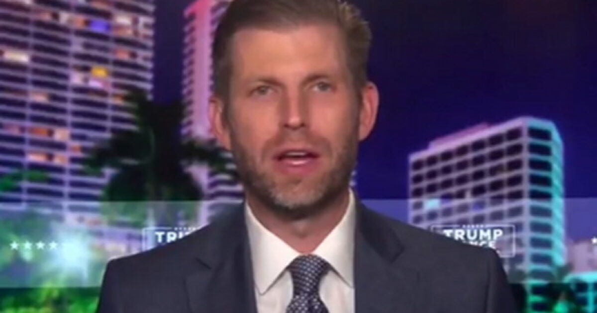 ERIC TRUMP: ‘The Media Has Lost All Credibility’ (VIDEO)