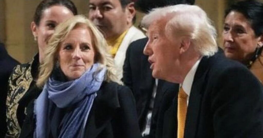 EPIC! Trump Again Trolls Jill Biden’s Flirtatious Smile from Notre Dame Reopening