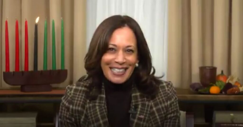 Kamala Harris SAVAGED For Again Claiming She Grew Up Celebrating Kwanzaa