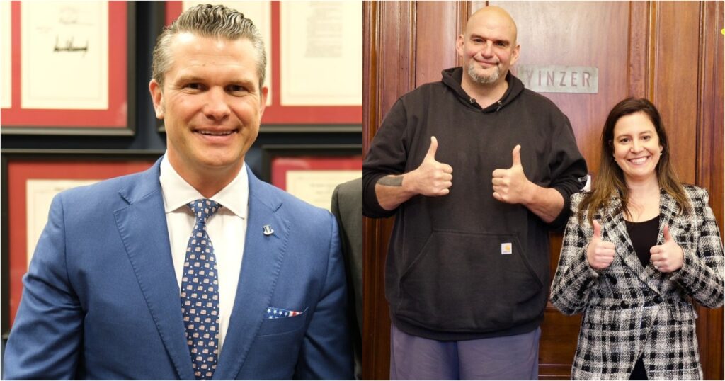 Fetterman Breaks Rank: First Senate Democrat to Meet with Hegseth and Stefanik, Hints at Possible Support