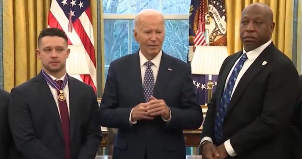 White House Staffers Shield a Confused Joe Biden as Reporters Shout Questions About NOLA Terrorist Attack (VIDEO)