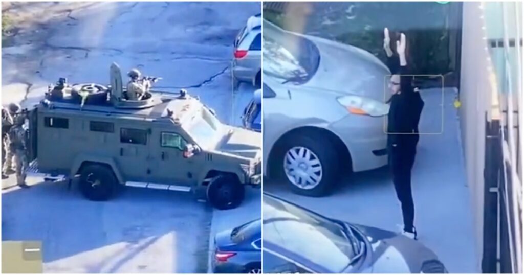 FBI Houston Raids the Home of Shamsud-Din Jabbar — Tense Drone Footage Shows Man Outside with His Hands Up