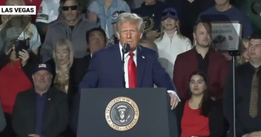 President Trump Takes the Stage at Las Vegas Rally – “America’s Decline is Over” (VIDEO)