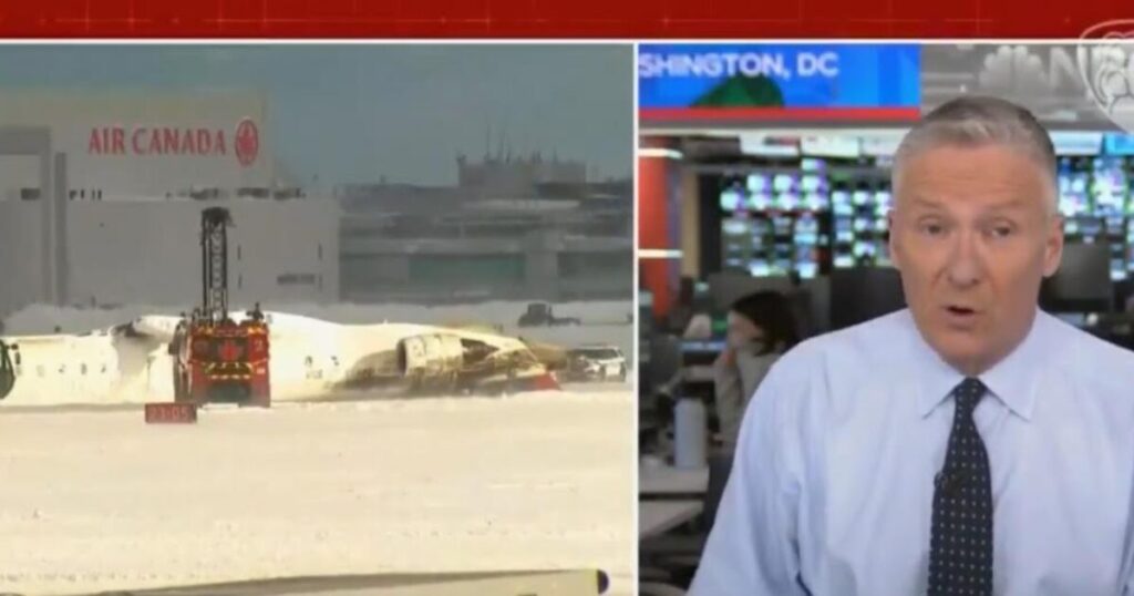 NBC Reporter Ties President Trump, Elon Musk and DOGE to Plane Crash in Toronto with Canadian Air Traffic Control (VIDEO)