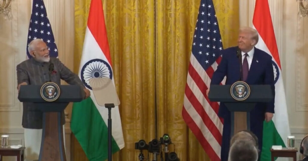 MUST SEE: “I Think We’ve Taken Care of it in Just Three Weeks” – President Trump responds to Gateway Pundit’s Question About Biden’s Weakness and Incompetence after Announcing Major Trade Partnership With India