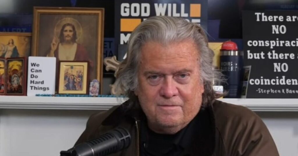 War Room’s Steve Bannon Known as “The Godfather of the MAGA Right”